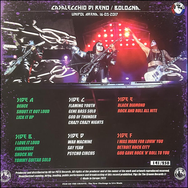 KISS: What A Nasty Audience (Triple Gatefold 3LP Coloured Vinyl)