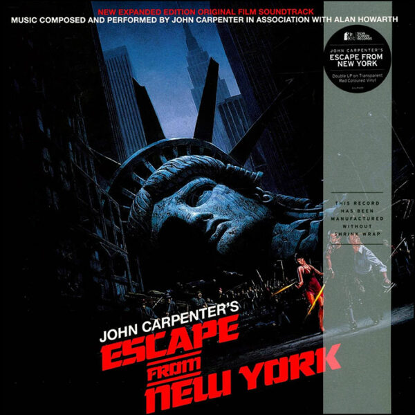 John Carpenter: Escape From New York: (Soundtrack 2LP Transparent Vinyl)