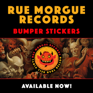 Rue Morgue Records Bumper Stickers