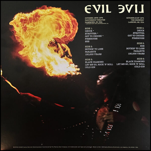 KISS: Live Evil (3LP Coloured Vinyl)