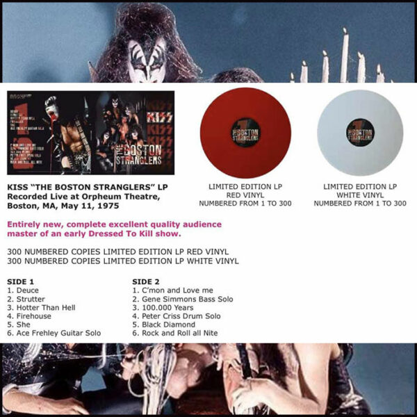 KISS: The Boston Stranglers (Coloured Vinyl)