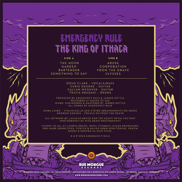 Emergency Rule: The King Of Ithaca (Colored Vinyl)
