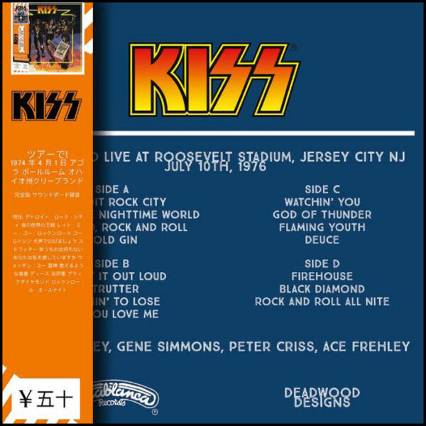 KISS: On Tour July 10th 1976 (2LP Coloured Vinyl)