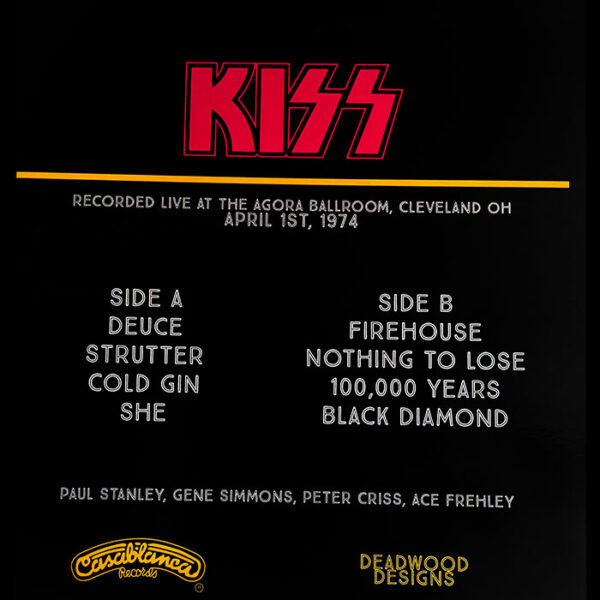 KISS: On Tour 1974 (Agora Ballroom Yellow Vinyl)