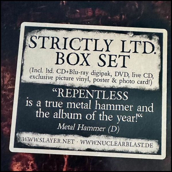 Slayer: Relentless (Box Set)