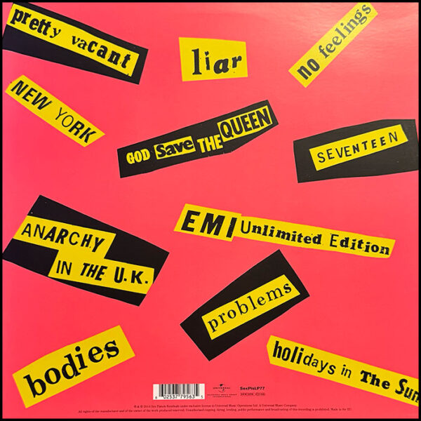 Sex Pistols: Never Mind The Bollocks (Signed Glen Matlock)