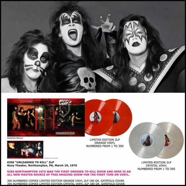 KISS: Unleashed To Kill (2LP Coloured Vinyl)