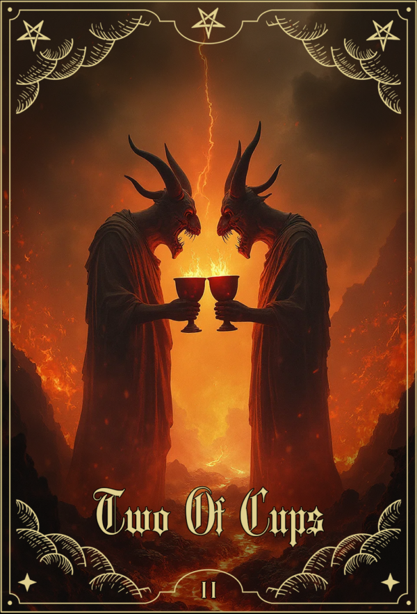 Tarot Card: II Two Of Cups