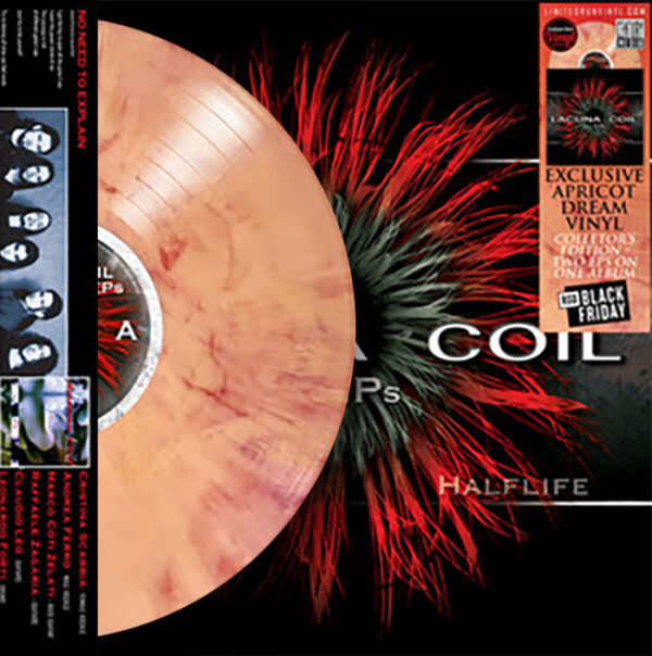 Lacuna Coil: EPS Lacuna Coil & Halflife (Apricot Dream Vinyl)