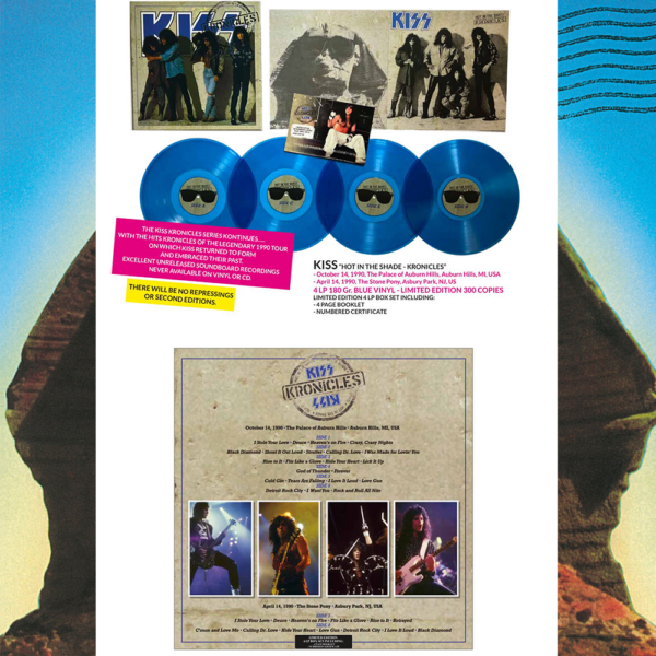 KISS: The Hot In The Shade Kronicles Box Set (Yellow or Blue Vinyl 4LP)