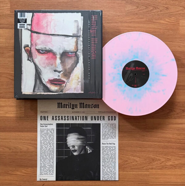 Marilyn Manson: One Assassination Under God Chapter 1 (Pastel Pink W/Blue Splatter)
