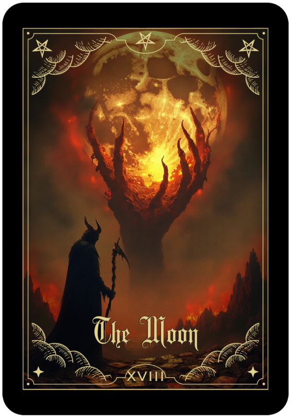 Tarot Card: XVIII: The Moon