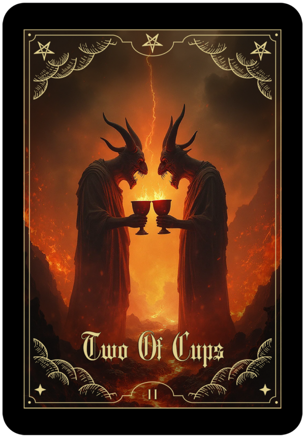 Tarot Card: II Two Of Cups