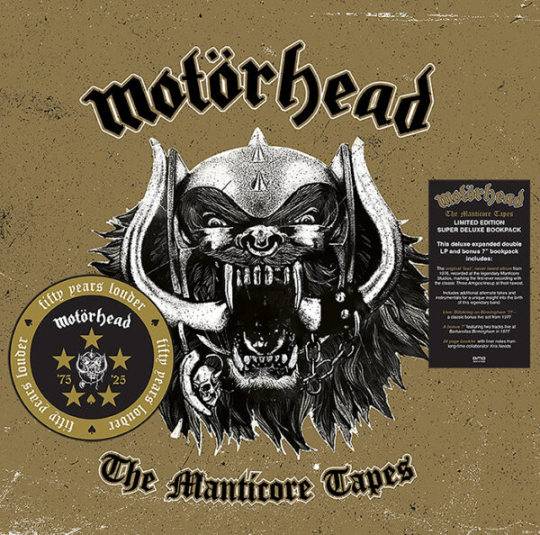 Motorhead The Manticore Tapes Album Cover