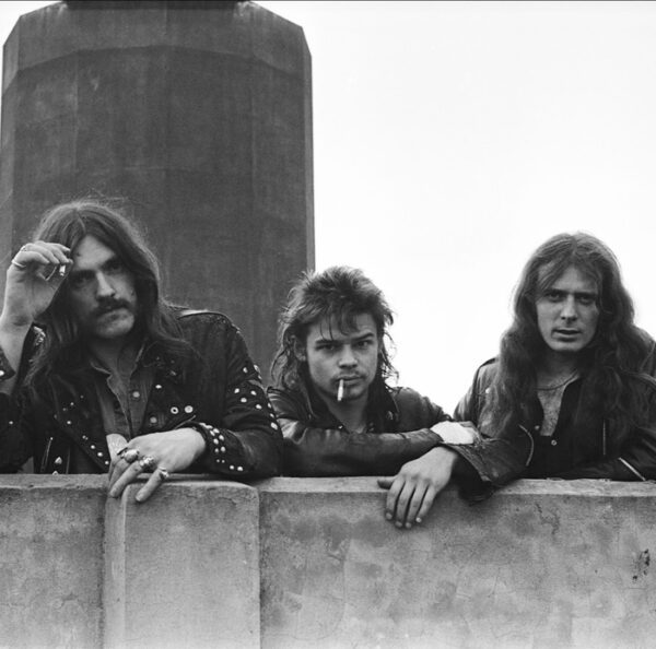 A photo of the band Motorhead in 1976
