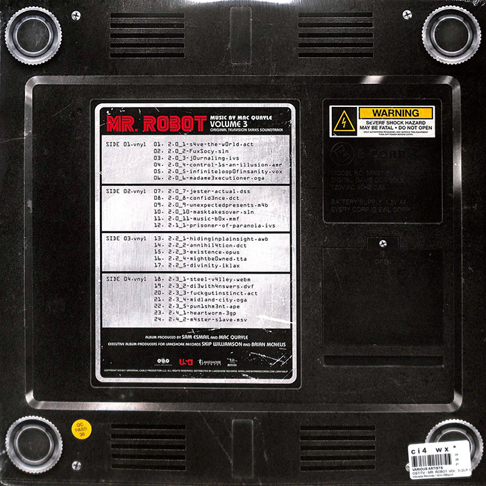 Mr. Robot Volume 3: Music By Max Quayle