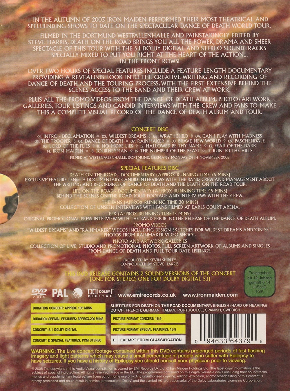 Iron Maiden Death On The Road (DVD)