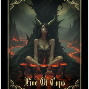 Tarot Card: V Five Of Cups