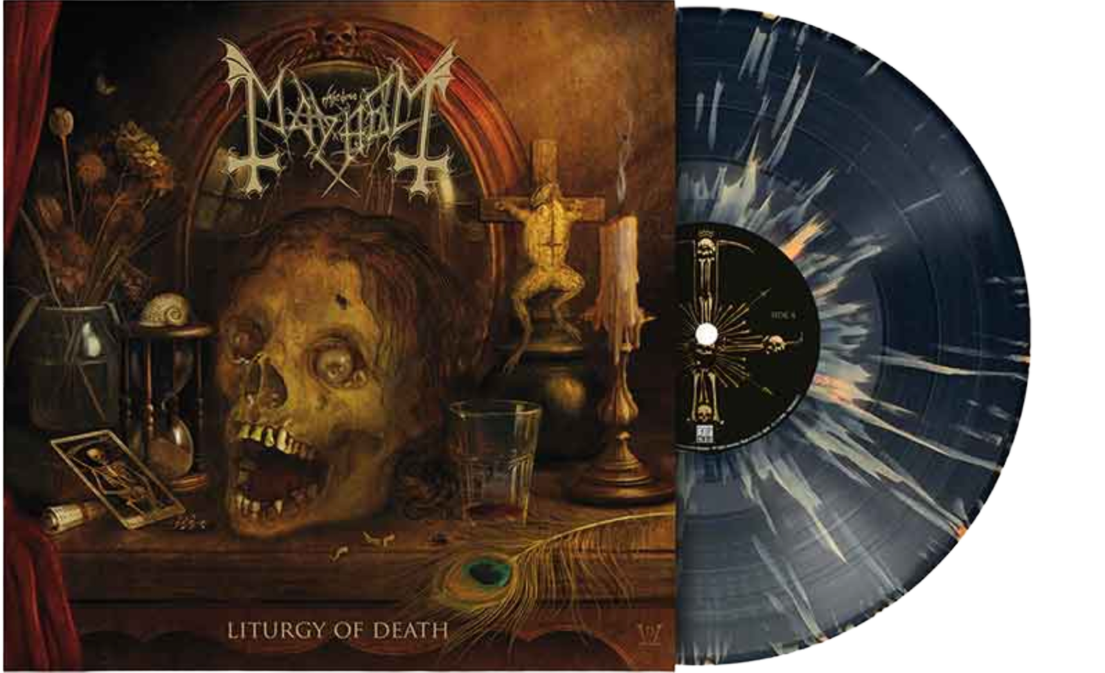 Mayhem: Liturgy Of Death (Black Apricot Splatter Vinyl)