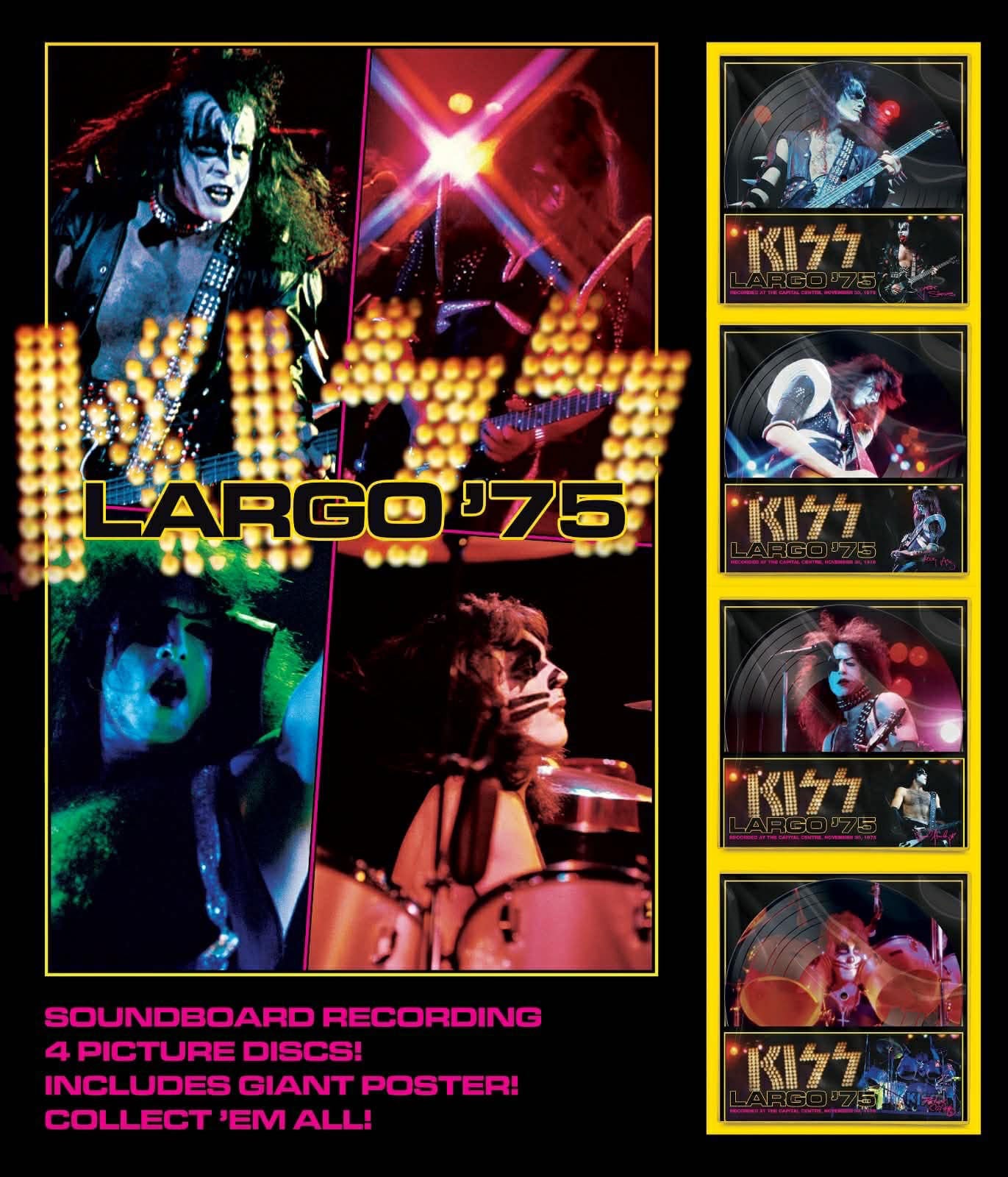 KISS: Largo '75 (4LP Picture Disc Set) | Rue Morgue Records