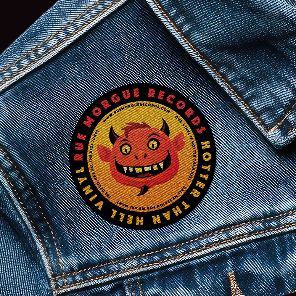 Rue Morgue Records Logo Embroided Patch