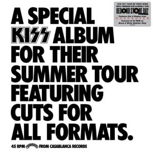 KISS: A Special KISS Tour Album (Vinyl, 12" EP, 45RPM, Limited Edition, Black & White Splatter)