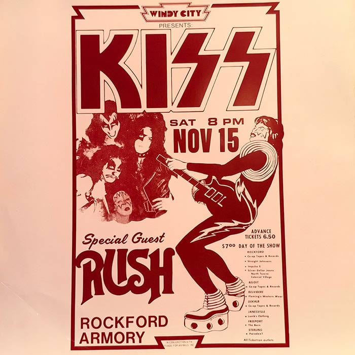 KISS – Rockford Alive! 1975 (2LP 180g Coloured Vinyl + Poster & Booklet)
