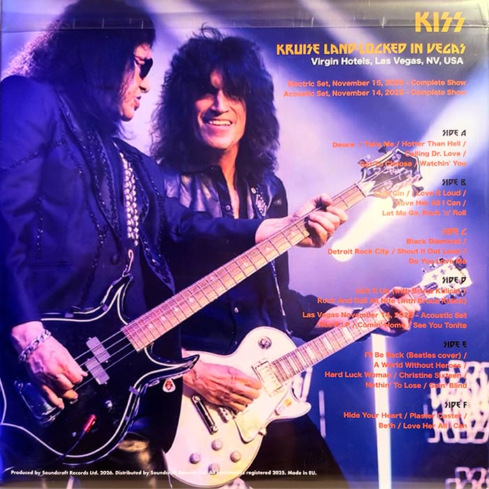 KISS: Kruise XII: Land Locked In Vegas (Limited Numbered 3LP Coloured Vinyl – Trifold Edition) - Image 2